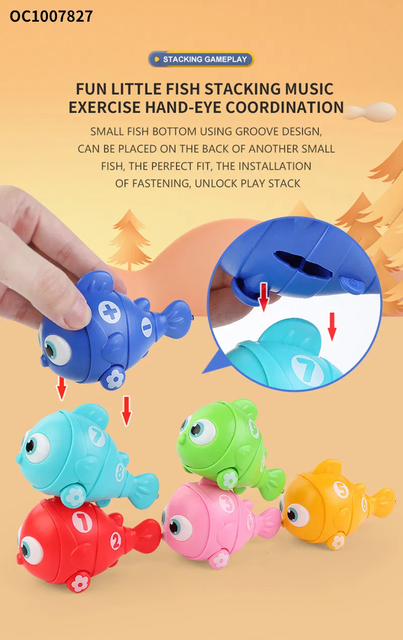 Wholesale Educational Funny Cute Montessori Fishing Water Game Electric B/O Sensory Educational Toys