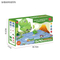 Interactive Floor Game Electric Dinosaur Car Assembly Jigsaw Puzzle Adventure Track Car Vehicle Toy