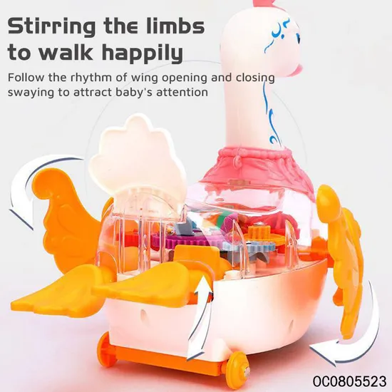 Wholesale Electric Unique Battery-Operated Plastic Walking Animal Toys for Kids