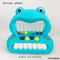 Wholesale Learning Montessori Cartoon Frog Light up Bouncing Ball Electric Music Piano Keyboard Toy