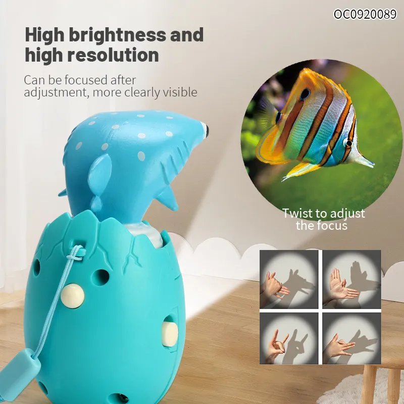 Wholesale Montessori Educational Animals Mini Projection Flashlight Light Children Toy Sets for Kids