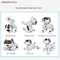 Wholesale Hot Selling Intelligent Smart Remote Control Dancing Electronic RC Pet Robot Toy Dog for Kids