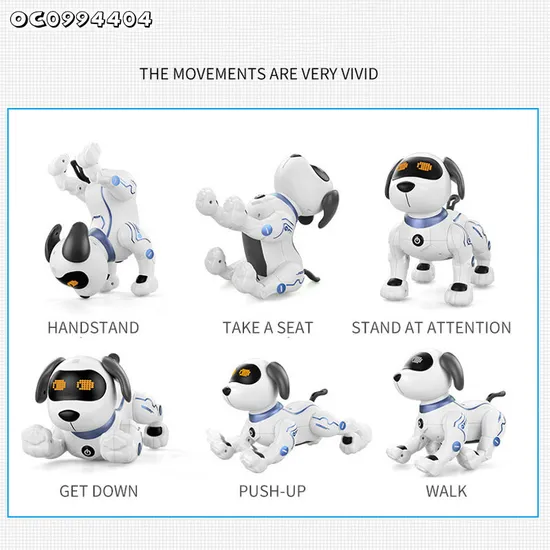 Wholesale Hot Selling Intelligent Smart Remote Control Dancing Electronic RC Pet Robot Toy Dog for Kids