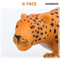Wholesale Montessori Educational Popular Action Figure Rubber Zoo Animals Wild Animal Toys