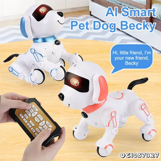 Wholesale Smart Plastic Educational Interactive Remote Control Robot Intelligent Model Ai Pet Toy Dog for Kids
