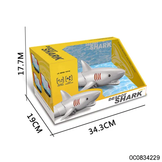 Wholesale Plastic Battery Operated Plastic Animal Shark Toy for Kids