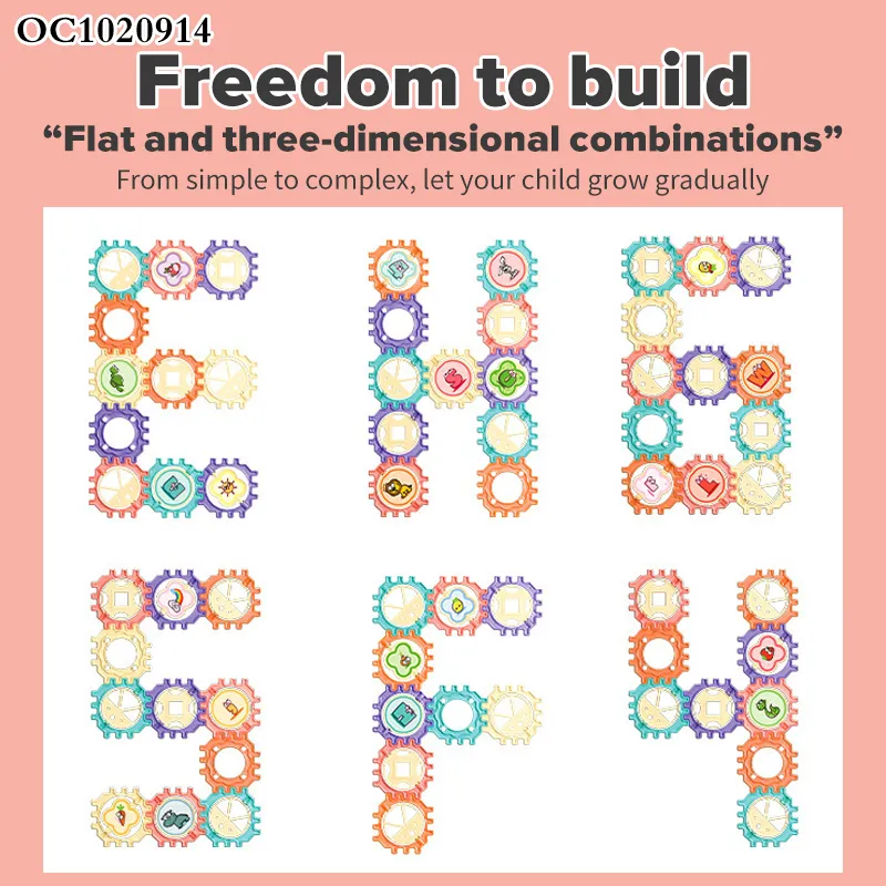 Wholesale Montessori 98PCS Educational Cute Large Bricks House Baby Building Block Toys