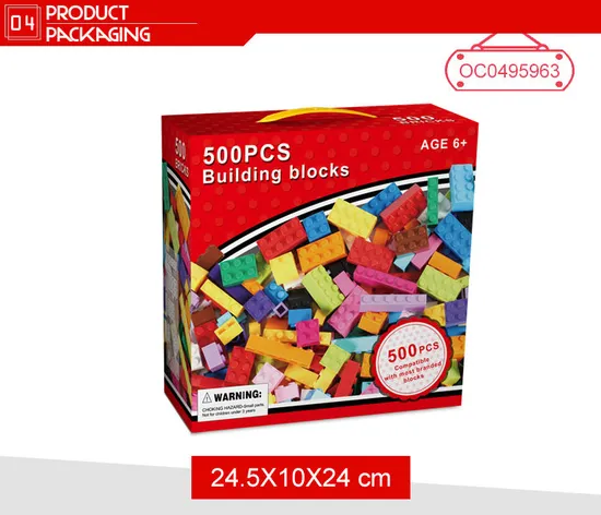 Wholesale Educational Montessori Creative 500 PCS Children's Building Block Toys Set