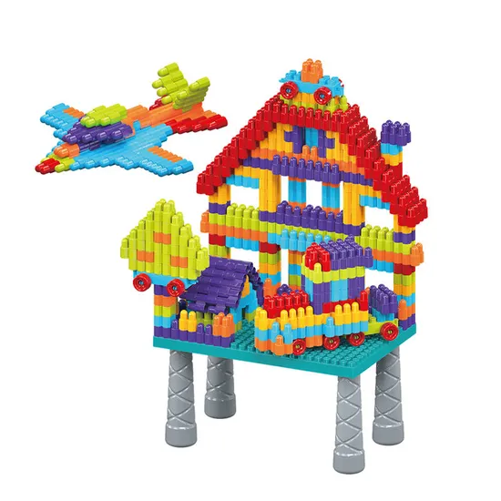 Wholesale Educational Creative Montessori Plastic 800PCS Building Block Toy