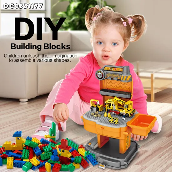 Wholesale 239PCS Trucks Children's Building Block Gift Sets for Kids
