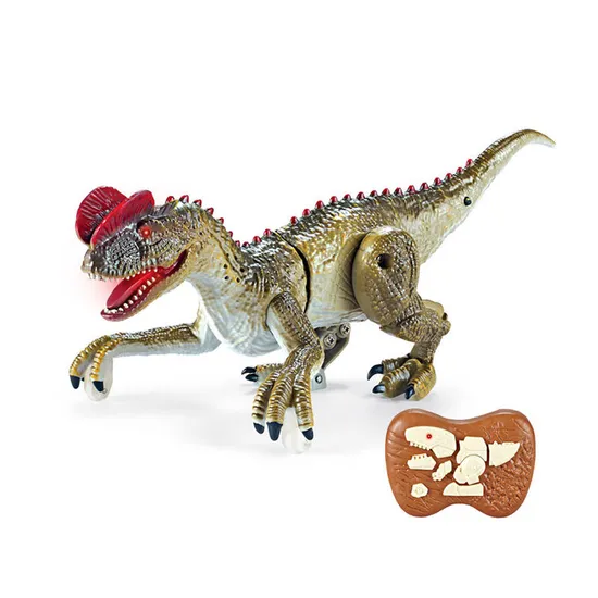 2.4G 8 Channels Tyrannosaurus Interactive Robot Dinosaur Realistic Roaring and Walking Remote Control Dinosaur Toys for Kids
