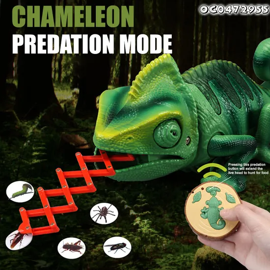 Wholesale Funny Kids Remote Control Tongues Lizard Animal Model Plastic Children Toy