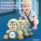 Hot Selling Wholesale Battery Operated Plastic Light up and Sound Penguin Animal Car Electric Baby Toy