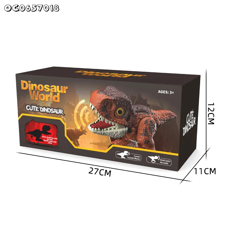 China Promotional Electric 20 Cm Cute Roaring Dinosaur Gift and Models Toy for Children and Kids with Simulation Sound