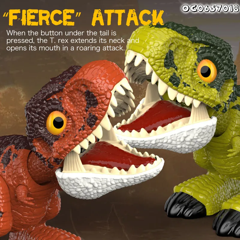 China Promotional Electric 20 Cm Cute Roaring Dinosaur Gift and Models Toy for Children and Kids with Simulation Sound