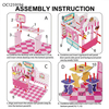 OC1259194 Cardboard Puzzle Dessert Toys