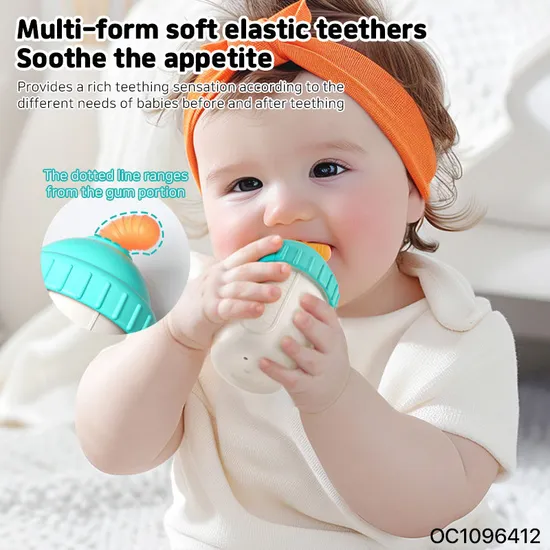 Wholesale Montessori Lovely Baby Sensory Silicone Teethers Education Gift Toy