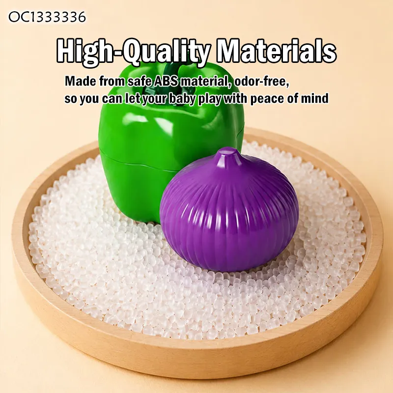 Wholesale Plastic Pretend Play Educational Sea Food and Vegetable Cutting Kitchen Simulation Toys for Kids