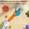 Wholesale Montessori Baby Hand Shake Rattle Teether Silicone Chewing Plastic Baby Toy