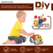 Wholesale Montessori Educational Learning Electronics Truck Plastic Building Blocks Car Toys with Light and Music