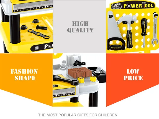 Role Play Toy DIY Assembly Tool Table Cheap Mechanical Tool Toy for Kids