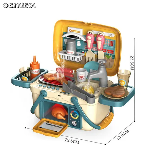 Wholesale Play Household Small Mini Cooking Montessori Educational Children's Plastic Spray Sink Kitchen Toy for Kids