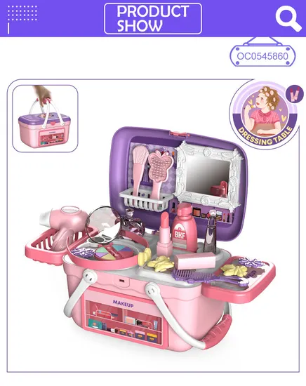 Wholesale Beauty Baby Children's Makeup Cosmetic Dressing Girl Make up Play Toys Set