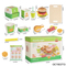Wholesale Funny Role Play Big Pretend Plastic Play House Preschool Children Wooden Fast Food Kitchen Cooking Toys Set