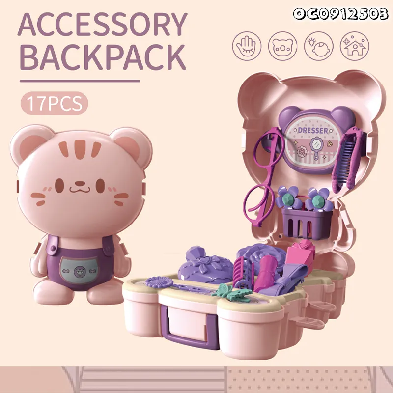 Children Pretend Princess Dress up Fashion Girls Gift Beauty Play Set Makeup Toys