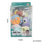 5PCS Educational Animal Soft Silicone Chewing Toys Sound Rattles New Born Babies Cartoon Hand Bell Toys for Sale