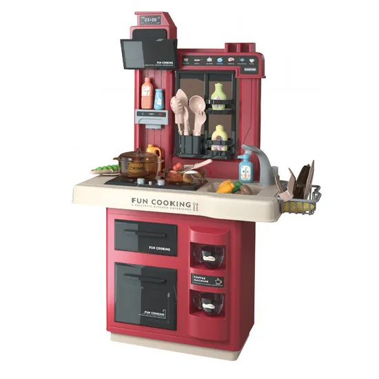 Wholesale Children Cooking Table Spray Children's Plastic Kitchen Play Set Pretend Sink Toy