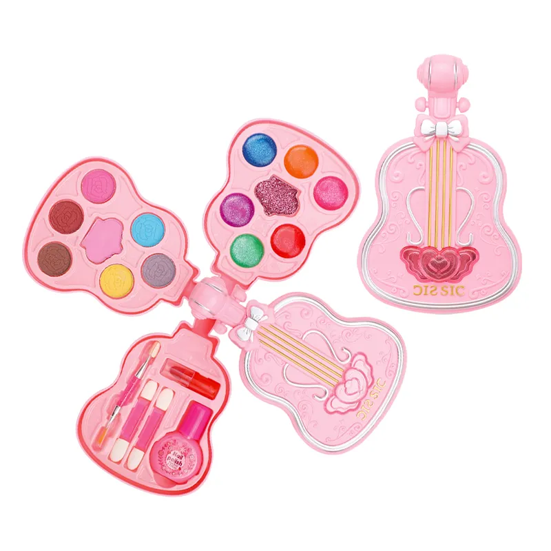 Wholesale Kids Pretend Play Make up Girl Portable Cosmetics Nail Art Kit Makeup Pretend Play Kids Toys