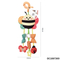 Wholesale Lovely Educational Soft Bee Toy Mobile Hanging Baby Teether Toys