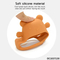 Anti Dropping Non-Toxic Wrist Hand Shake Animal Bear Shape BPA Free Rattle Sensory Teething Toy for Baby 3-12month Age