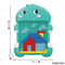Wholesale Educational DIY Cartoon Dinosaur Plastic Building Block Puzzle Toys for Kids