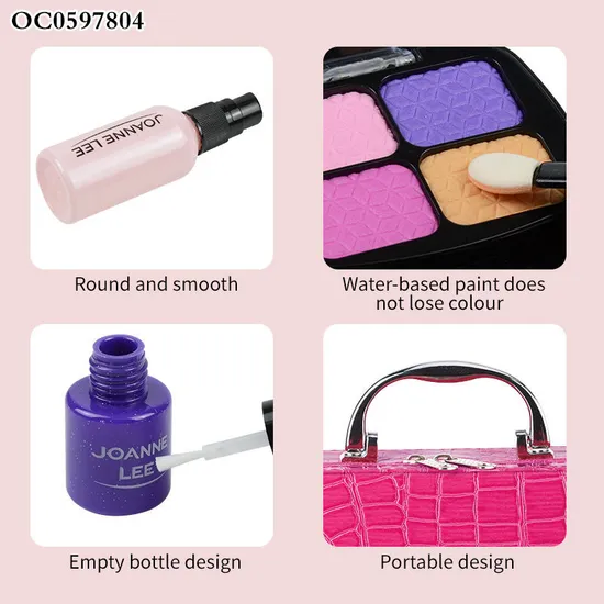 Wholesale Children's Pretend Cosmetic Beauty Makeup Girls Princess Gift Fashion Play Kit Cosmetic Set Toy for Girl