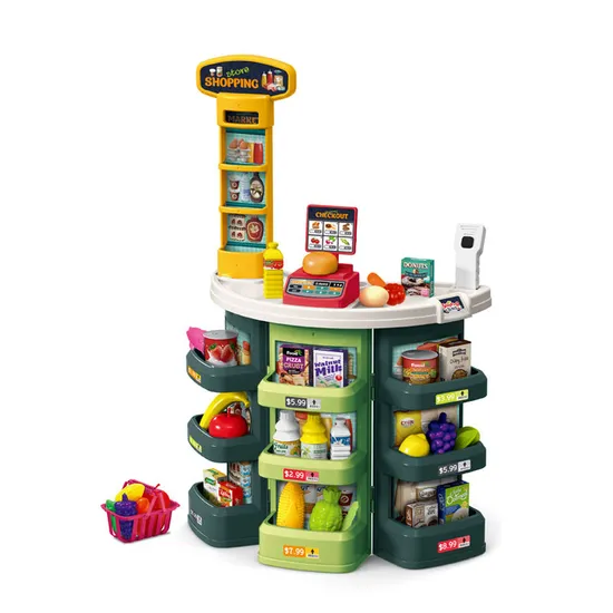 Baby Electronic Big Simulation Fun Supermarket Cash Register Shopping Toy