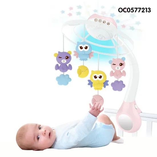 Baby Game Bed Bell Hanging Rattle Soothing Musical Sensory Educational Toy