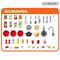 Wholesale Pretend Play Big Size Electric Spray Light Sound Children's Plastic Kitchen Set Toy for Kids