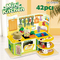 Wholesale 3D Model Educational Spray Kitchen Plastic Children House Play Set for Kids