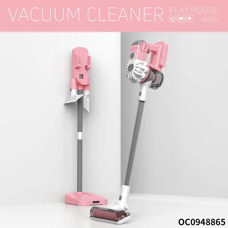 Girls Pretend Play &amp; Preschoolcleaning Tool Robot Vacuum Cleaner Kids Toy Housekeeping Tool Toys