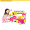 Wholesale Kids Play Pretend Cooking Mini Pink Plastic Educational Kitchen Toy Sets