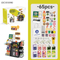 Children Role Play Game Educational Simulation Cashier Toys Equipment Pretend Play Indoor Playground Supermarket Toy with Food
