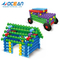 Wholesale Montessori Educational 80PCS Plastic Bamboo Building Blocks Toys for Kids