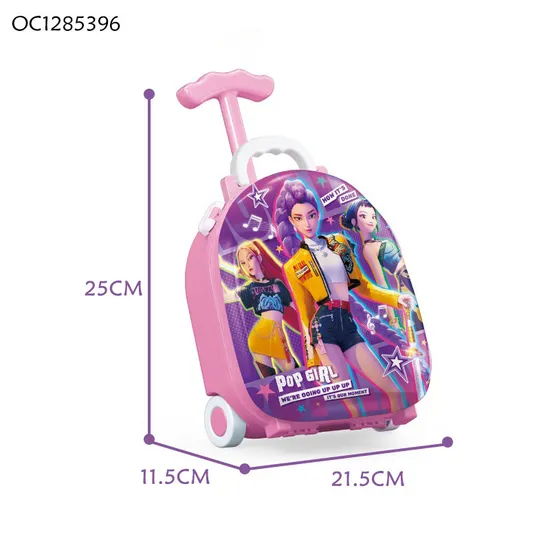 Wholesale Mirror Dresser Children Make up Pretend Beauty Kit Fashion Product Kids Makeup Nail Set Toys for Girl