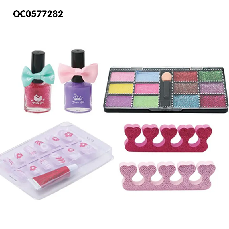 Wholesale Kids Pretend Beauty Fashion Play Portable Makeup Set Toy with Mirror