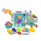Supermarket Pretend Play Fruits and Vegetables Cutting Mini Vending Machines Pretend Plastic Shopping Cart Toy Wholesale