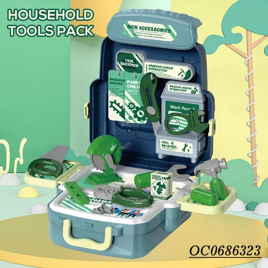 Kids Mechanic Repair Tool Box Kit Set Learning Tool Toy for Sale with Backpack