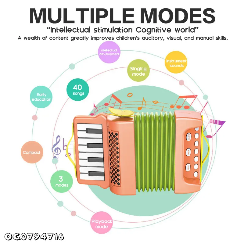 Wholesale Educational Electronic Piano Keyboard Toy Musical Instrument Light-up Keyboard Toy with Music for Kids