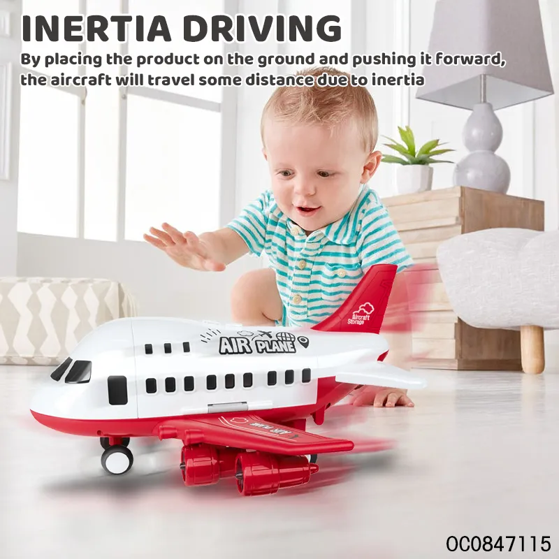 Wholesale Diecast Mini Metal Kids Air Plane Model 6PCS Alloy Car Toy